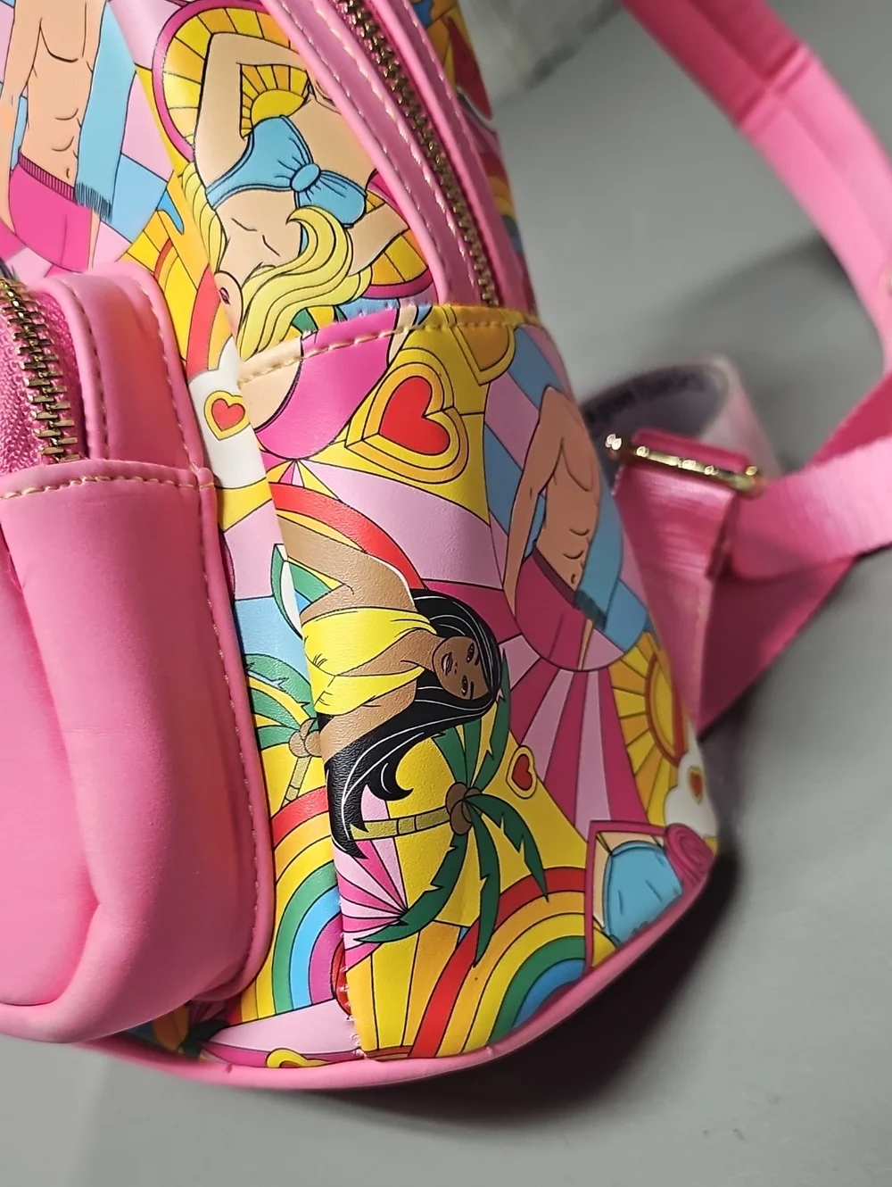Loungefly × Barbie Fun In The Sun Mini Backpack Beach Theme Multicolor
